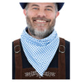 Blau-Weiß Karierte Bandana