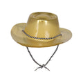 Goldener Metallic Cowboyhut