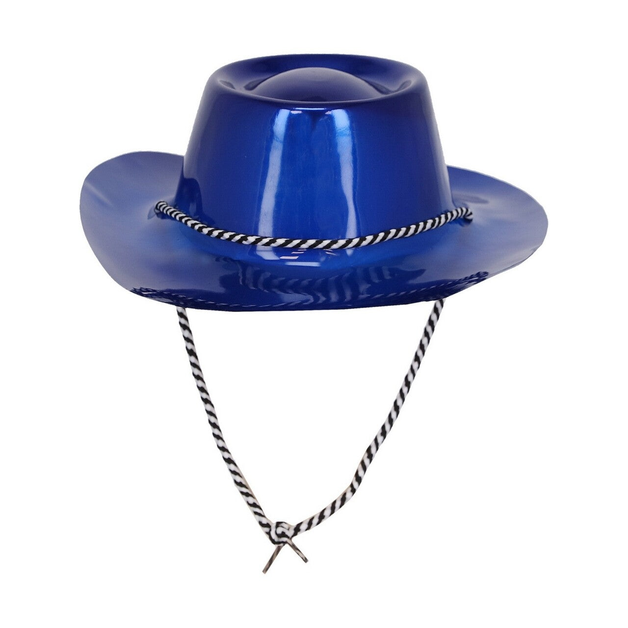 Op deze afbeelding zie je een Accessoires, van het merk Smiffy's. Blauwe Metallic Cowboy Hoed