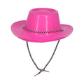 Rosa Metallic Cowboyhut