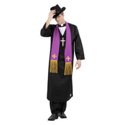 Op deze afbeelding zie je een Kostuums, van het merk Smiffy's. Father Merrin Priester Man Kostuum