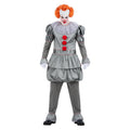 Dunkler Grauer Horrorclown Herrenkostüm