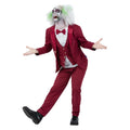 Roter Bräutigam Beetlejuice Herrenkostüm