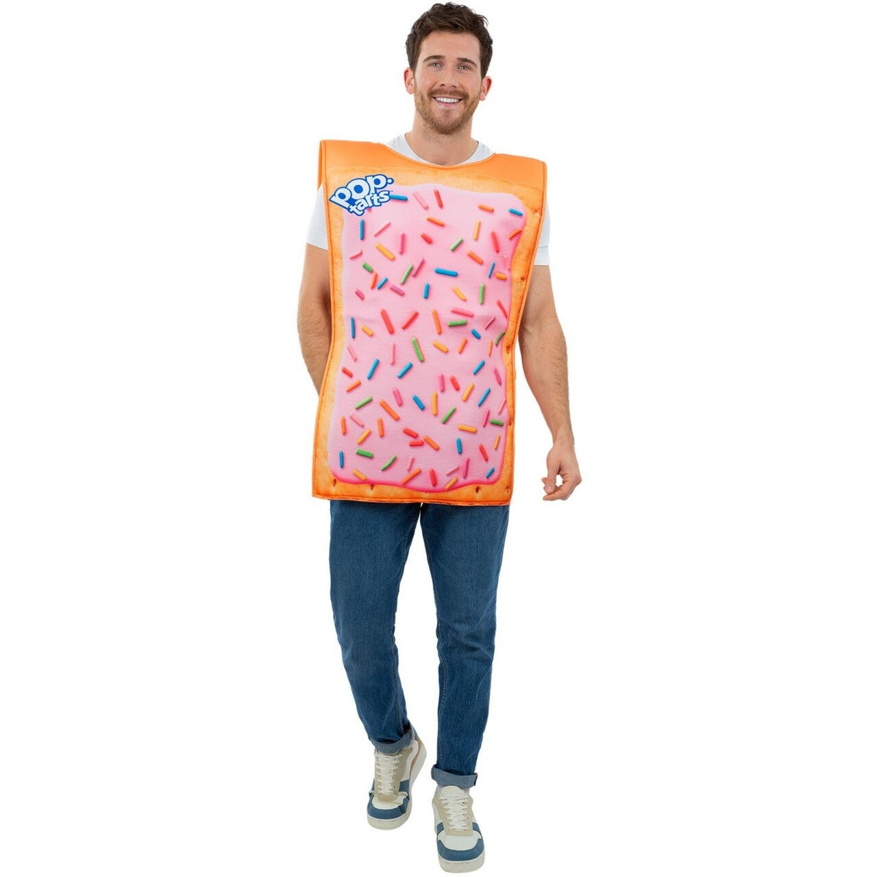 Op deze afbeelding zie je een Kostuums, van het merk Smiffy's. Kelloggs Pop Tarts Strawberry Milkshake Kostuum