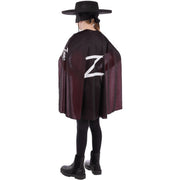 Op deze afbeelding zie je een Kostuums, van het merk Smiffy's. Zorro Kind Set Kind Kostuum