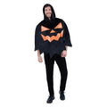 Schwarzer Kürbis-Poncho Unisex
