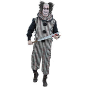Op deze afbeelding zie je een Kostuums, van het merk Smiffy's. Donkere Vintage Clown Man Kostuum