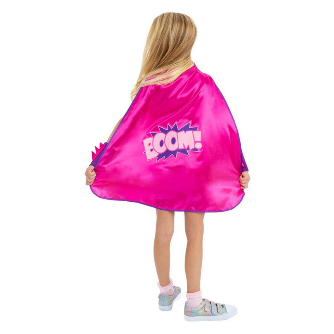 Op deze afbeelding zie je een Kostuums, van het merk Smiffy's. Super Hero Set Boom Meisje