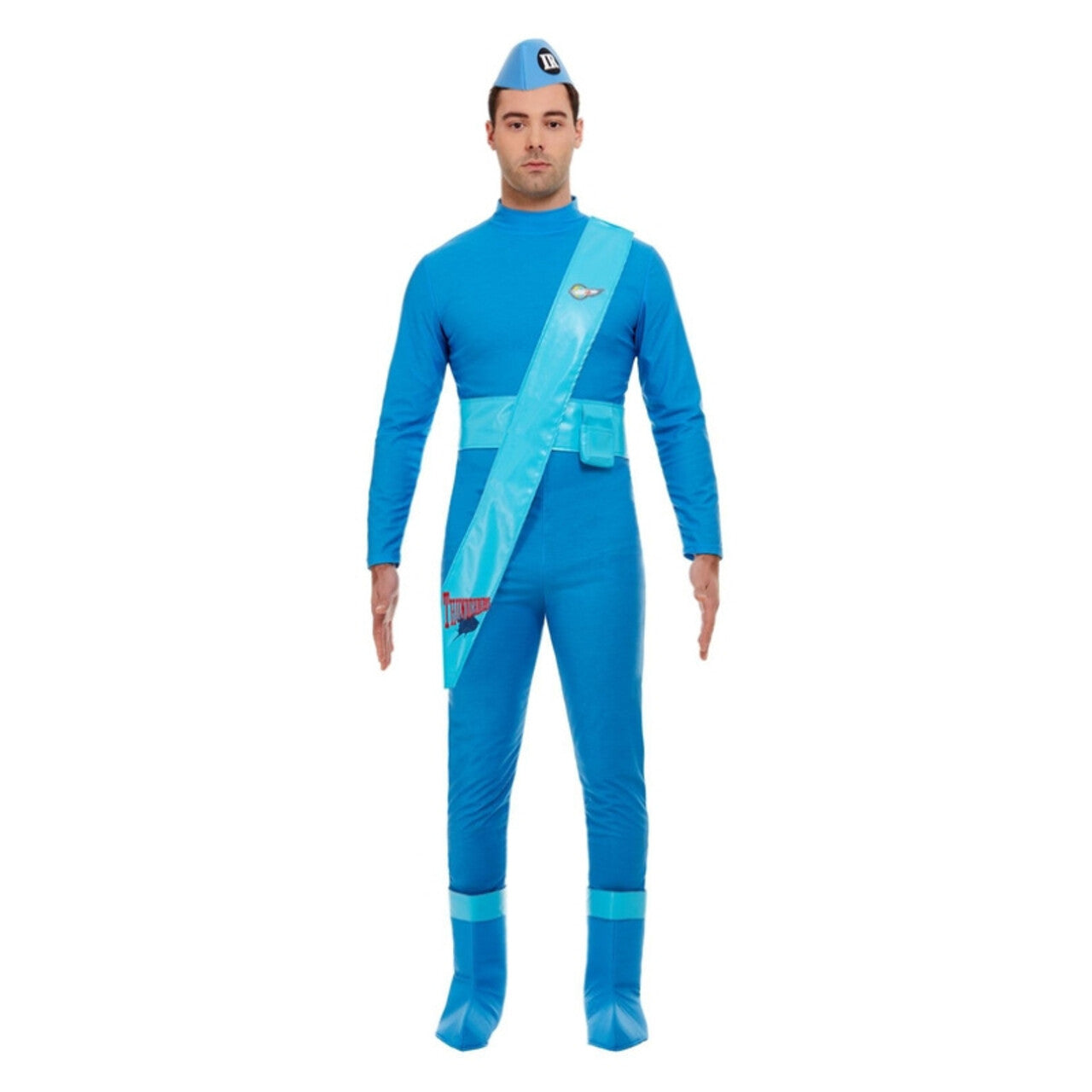 Op deze afbeelding zie je een Kostuums, van het merk Smiffy's. Thunderbirds Scott & Virgil Deluxe Man Kostuum