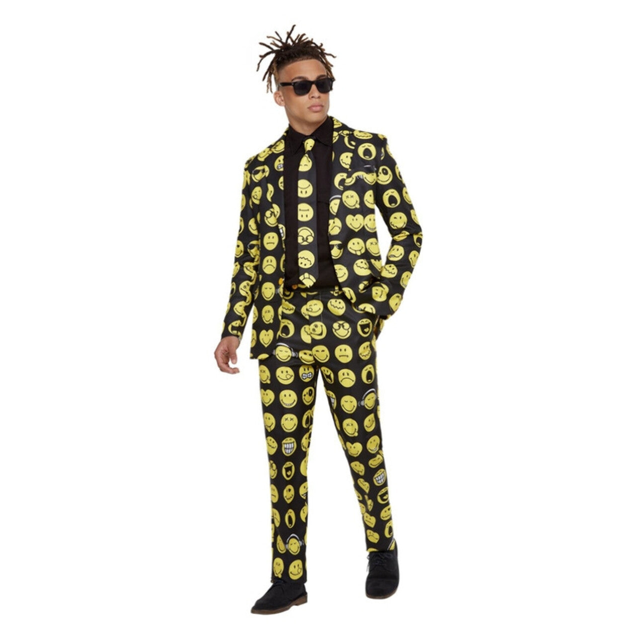 Op deze afbeelding zie je een Kostuums, van het merk Smiffy's. Keurig Smiley Pak Man