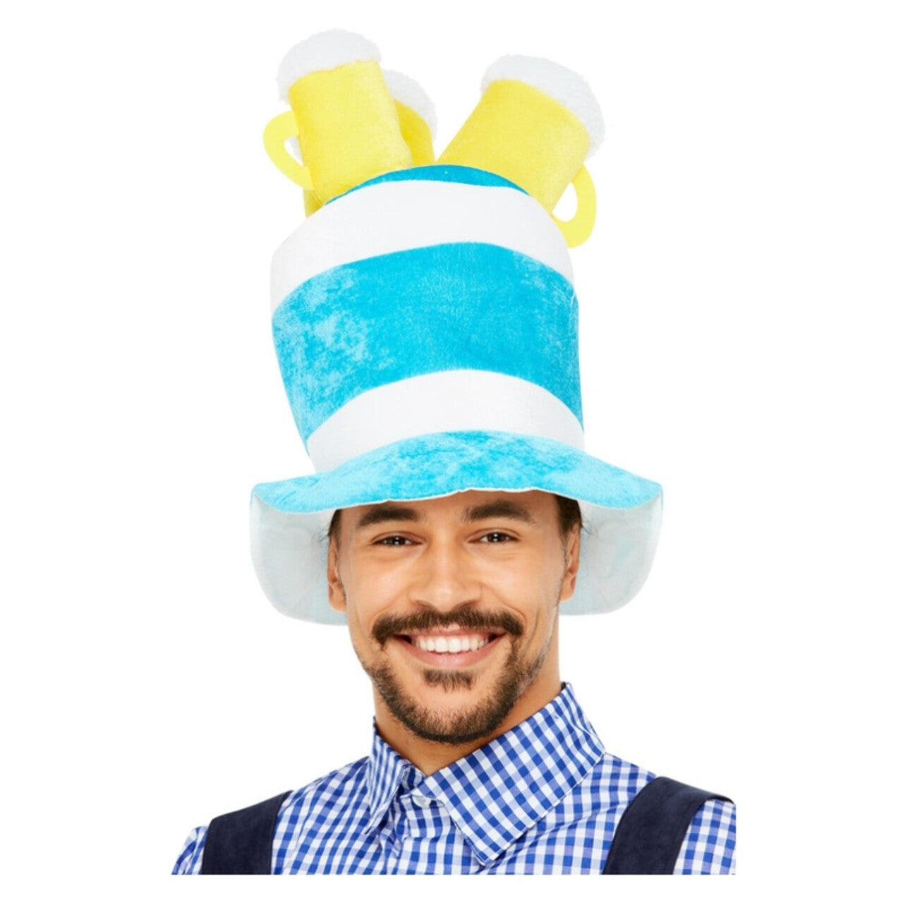 Op deze afbeelding zie je een Accessoires, van het merk Smiffy's. Olijke Oktoberfest Hoed Bierpullen