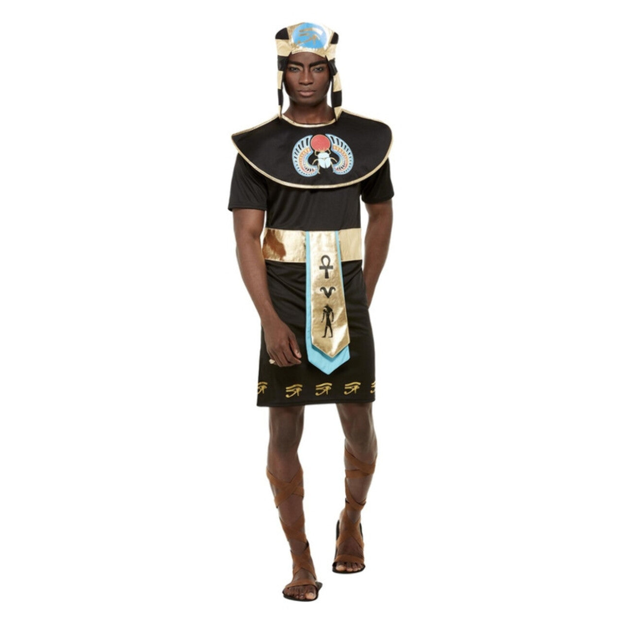 Op deze afbeelding zie je een Kostuums, van het merk Smiffy's. Egyptische Farao Snoetankamon Man Kostuum