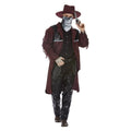 Edler Cowboy Mit Schädelmaske Herrenkostüm
