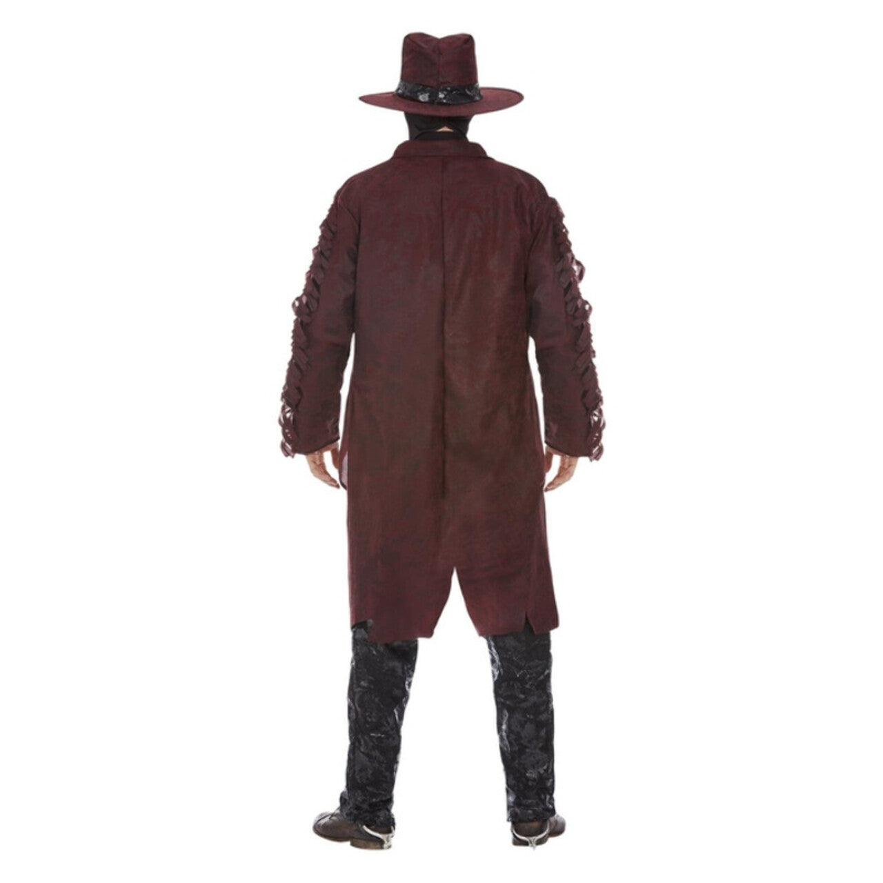 Op deze afbeelding zie je een Kostuums, van het merk Smiffy's. Luxe Cowboy Met Schedelmasker Man Kostuum