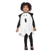 Op deze afbeelding zie je een Kostuums, van het merk Smiffy's. Wit Spook Tuniek Kind Kostuum