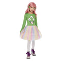 Funky Regenbogenkleid Kostüm für Mädchen