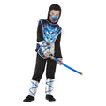 Ninja Warrior Futuristic Blue Kostüm für Jungen