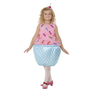 Op deze afbeelding zie je een Kostuums, van het merk Smiffy's. Schattig Cupcake Jurkje Meisje