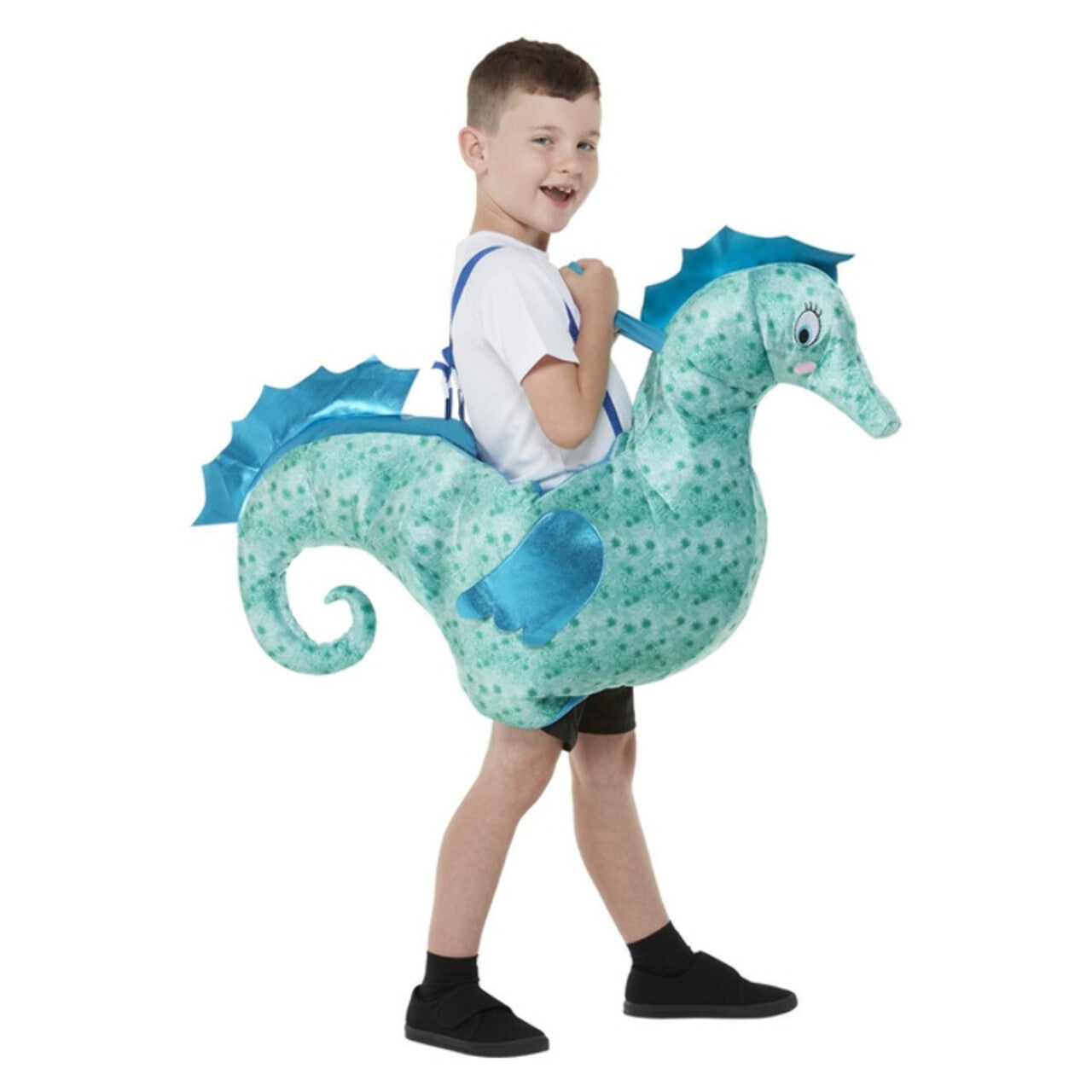 Op deze afbeelding zie je een Kostuums, van het merk Smiffy's. In Galop Als Een Zeepaard Kind Kostuum
