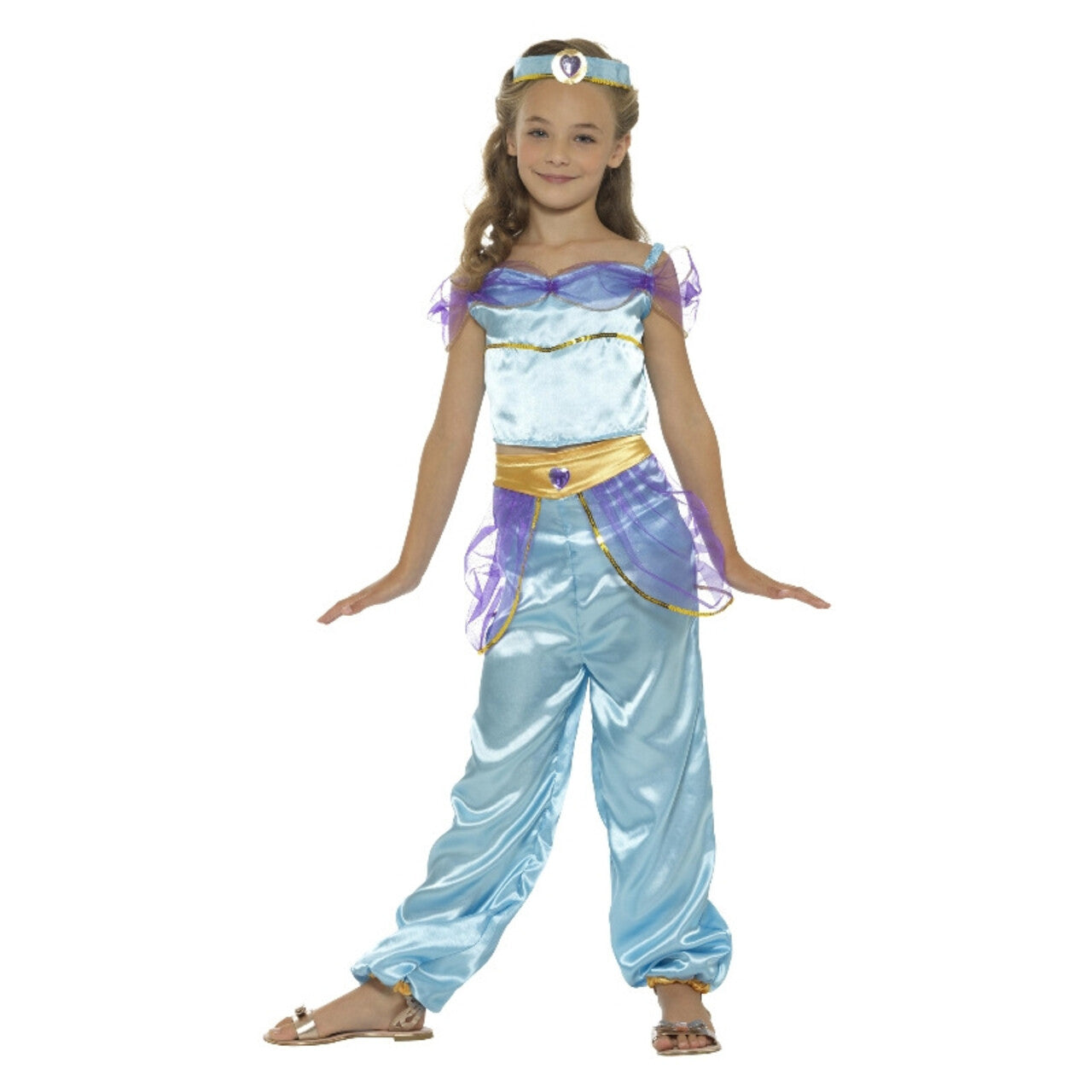 Op deze afbeelding zie je een Kostuums, van het merk Smiffy's. Dromerige Arabische Prinses Jasmijn Meisje Kostuum