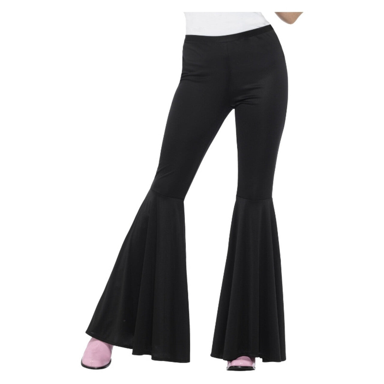 Op deze afbeelding zie je een Kostuums, van het merk Smiffy's. Dansend Terug Naar De Seventies Broek Vrouw