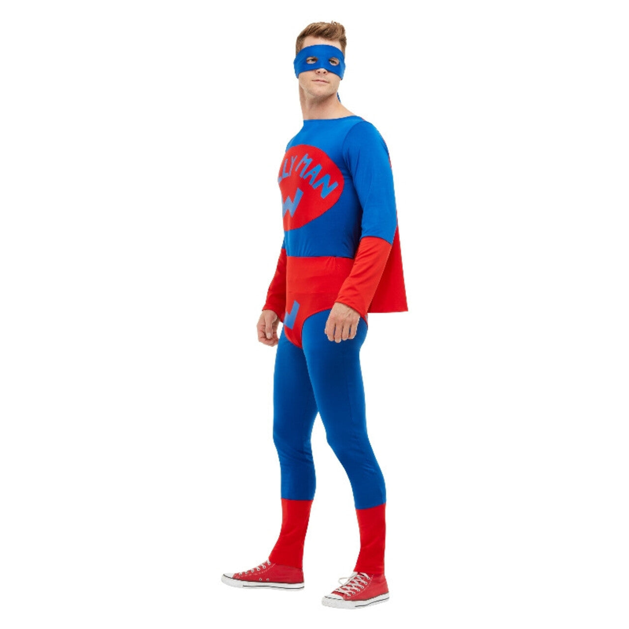 Op deze afbeelding zie je een Kostuums, van het merk Smiffy's. Wallyman De Ware Superheld Kostuum