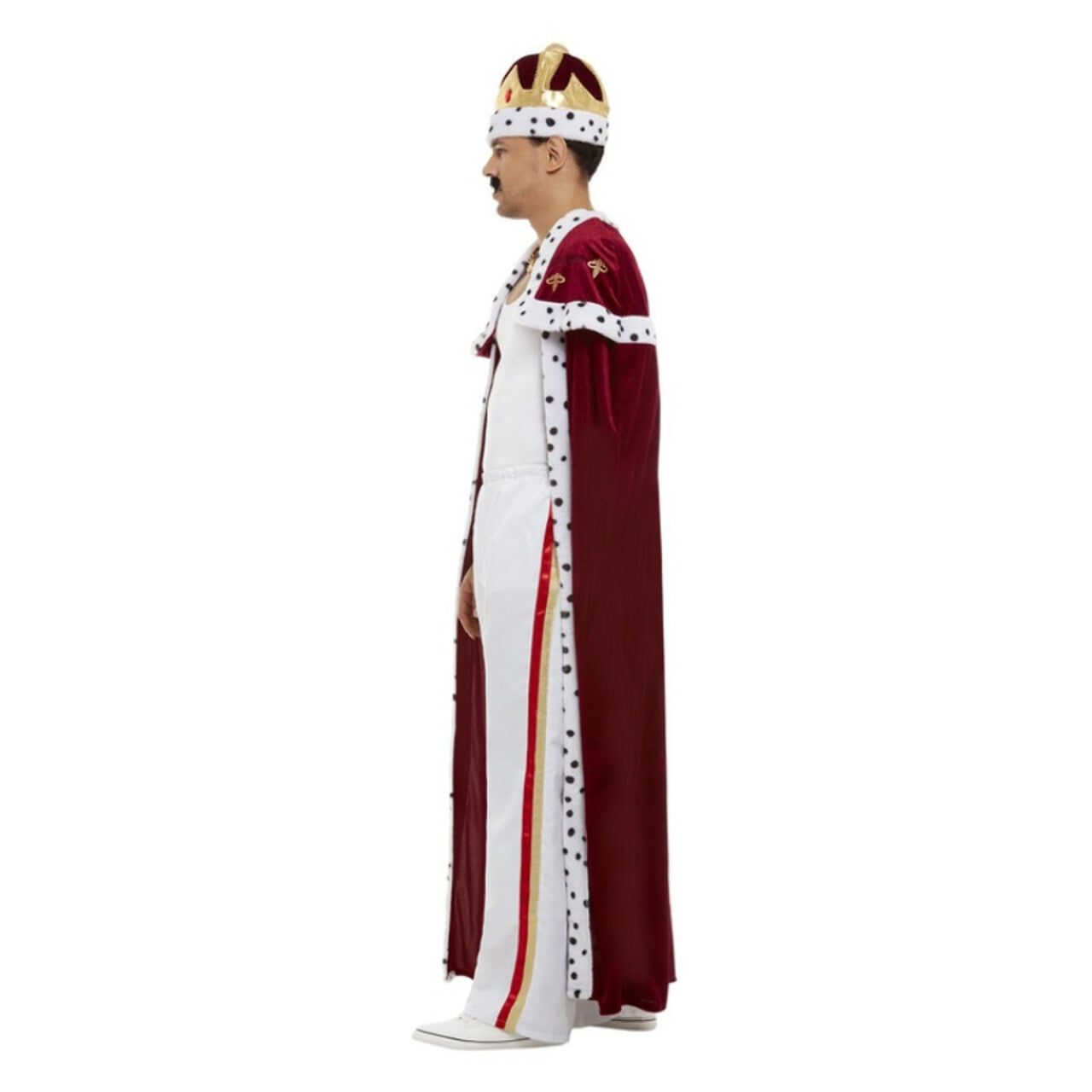 Op deze afbeelding zie je een Kostuums, van het merk Smiffy's. Zingende King Queen Man Kostuum