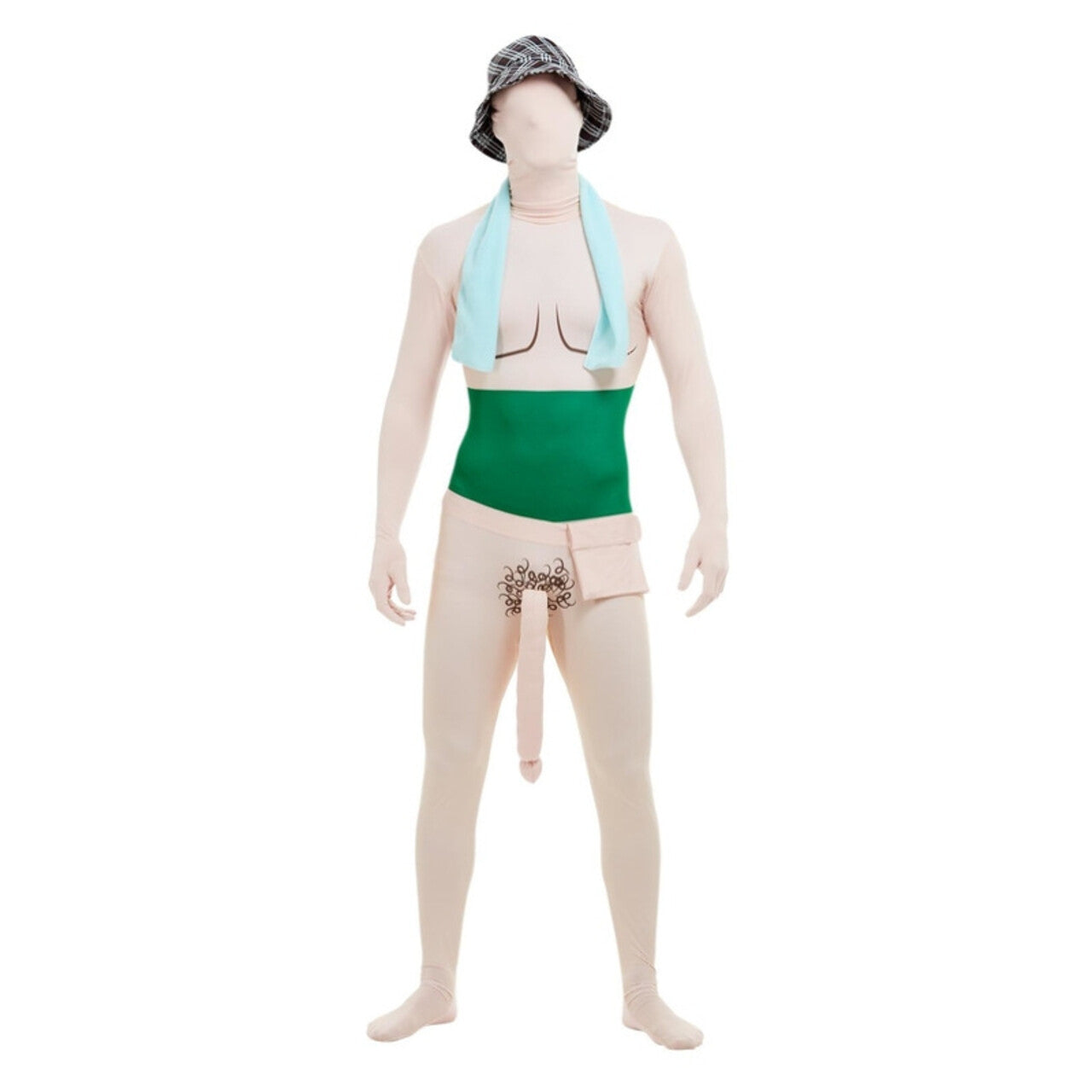 Op deze afbeelding zie je een Kostuums, van het merk Smiffy's. Grote Naakte Willy Man Kostuum