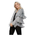 Glitzernde Lola-Fransenjacke Damen