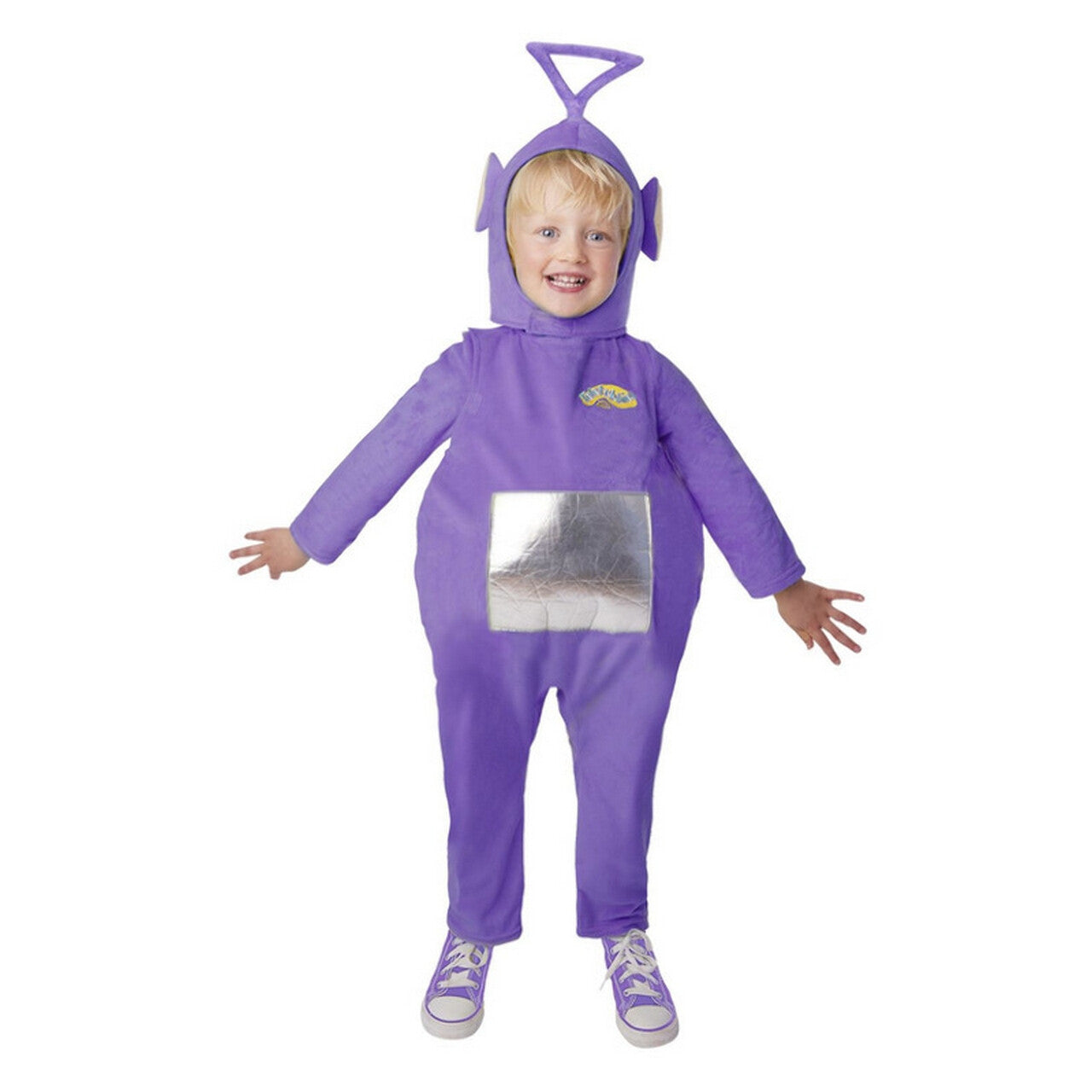Op deze afbeelding zie je een Kostuums, van het merk Smiffy's. Teletubbies™ Tinky Winky Paars Kind Kostuum