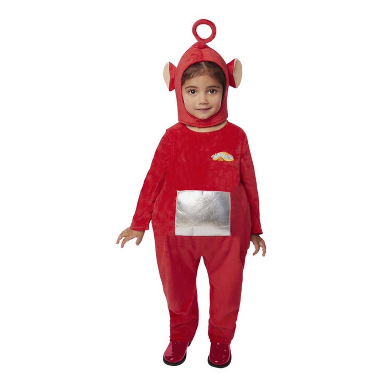 Op deze afbeelding zie je een Kostuums, van het merk Smiffy's. Teletubbies™ Po Rood Kind Kostuum