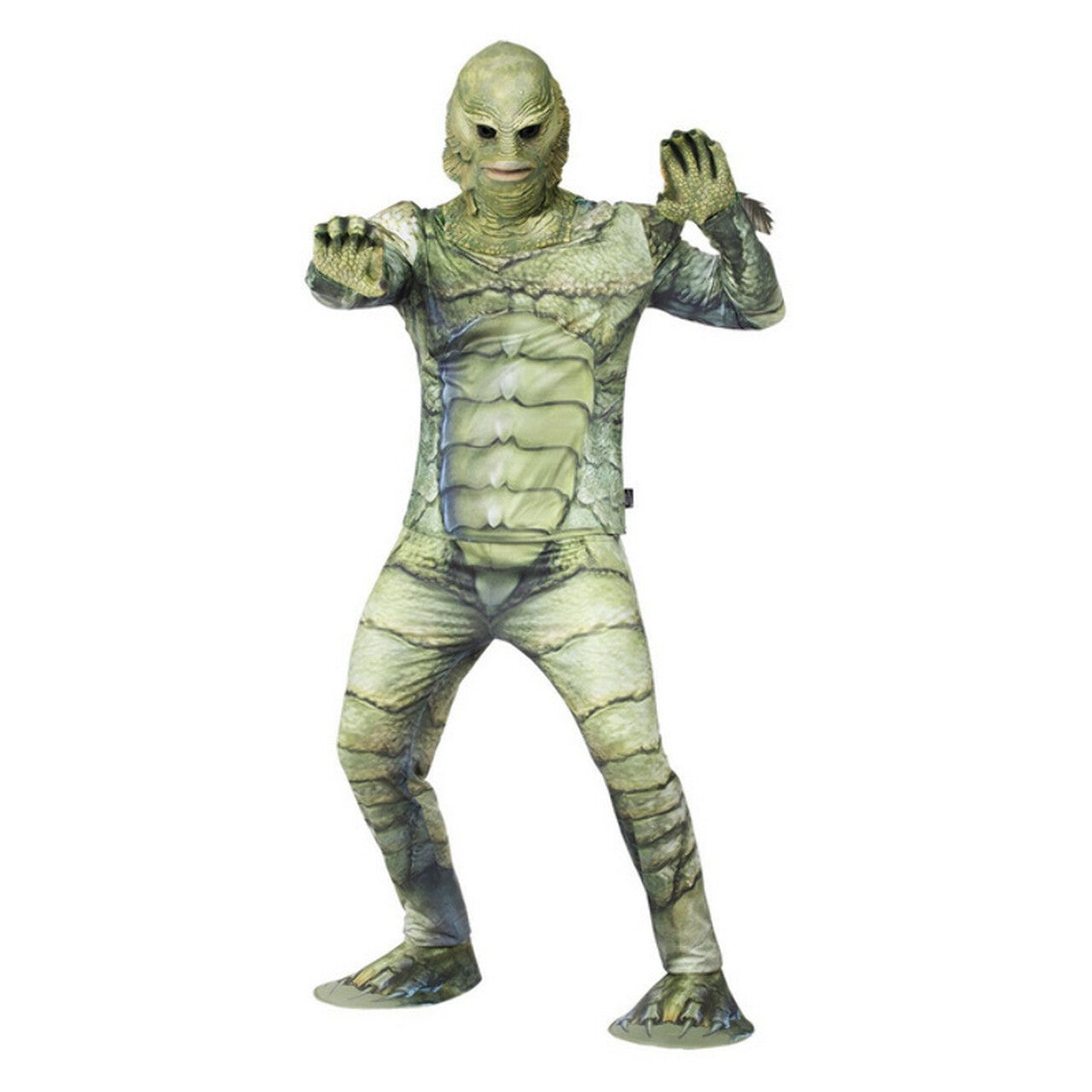 Op deze afbeelding zie je een Kostuums, van het merk Smiffy's. Monster Van De Black Lagoon Man Kostuum