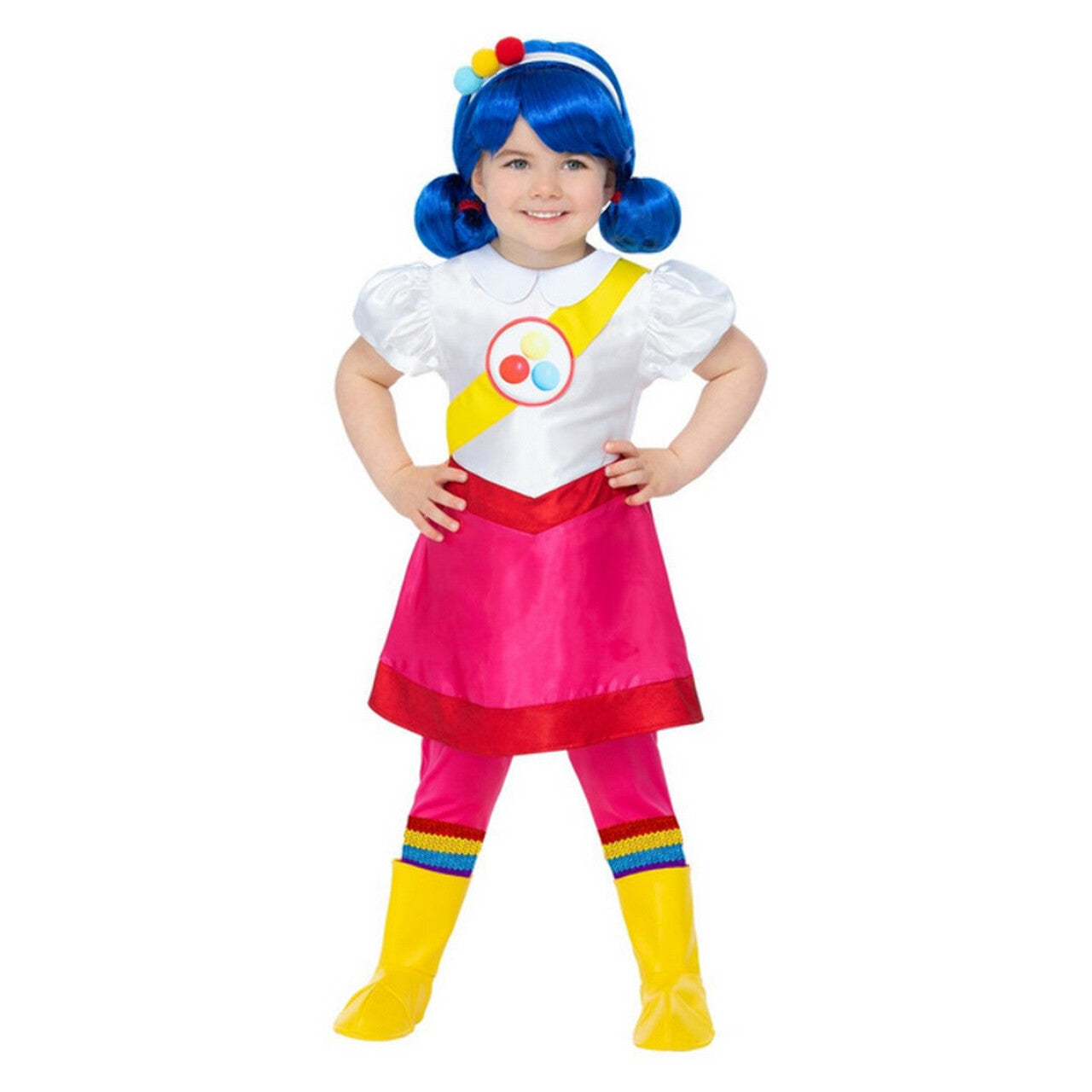 Op deze afbeelding zie je een Kostuums, van het merk Smiffy's. The Rainbow Kingdom Superheld True Meisje Kostuum