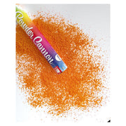 Op deze afbeelding zie je een Decoratie, van het merk Smiffy's. Festival Van Kleuren Poeder Kanon Oranje 30 Centimeter 1 Stuk