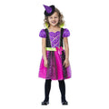 Fleckige Dotty Lila Rosa Witch Charley Kostüm für Mädchen