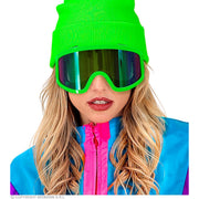 Op deze afbeelding zie je een Accessoires, van het merk Widmann. Ski-Bril 80s Neon Groen