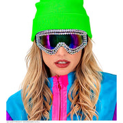 Op deze afbeelding zie je een Accessoires, van het merk Widmann. Ski-Bril 80s Strass