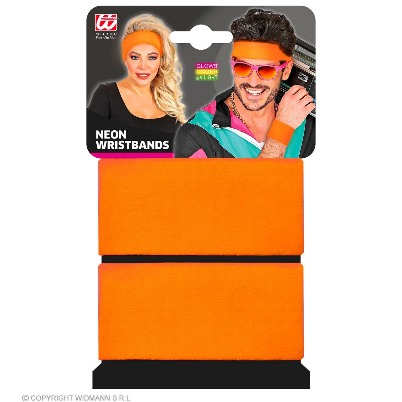 Op deze afbeelding zie je een Accessoires, van het merk Widmann. Not Afraid To Move Zweetband Pols Neon Oranje