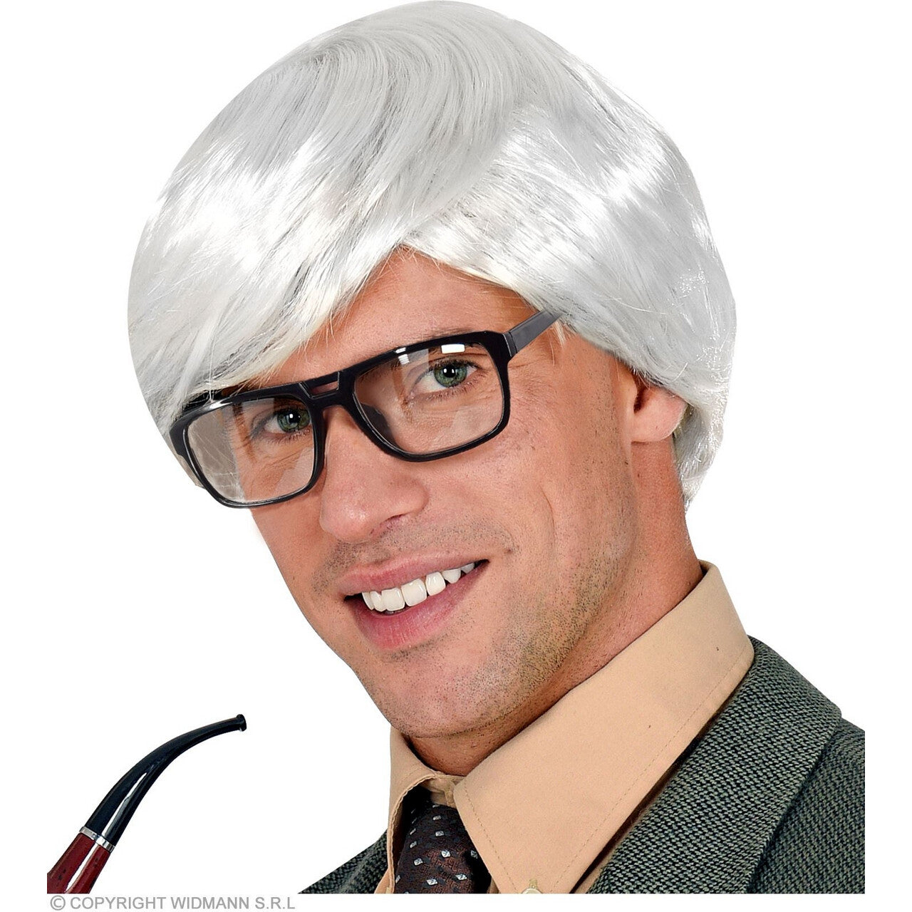 Op deze afbeelding zie je een Accessoires, van het merk Widmann. Looking Smart Professor Bril