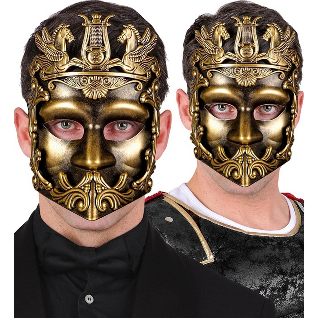 Op deze afbeelding zie je een Accessoires, van het merk Widmann. Oogmasker Griekse Overwinnaar