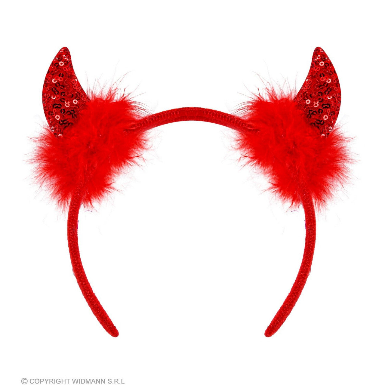 Op deze afbeelding zie je een Accessoires, van het merk Widmann. Verleidelijke Duivelhoorns Glinsterend Rood