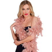 Op deze afbeelding zie je een Accessoires, van het merk Widmann. Boa Antiek Roze 180 Centimeter 50 Gram