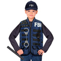 Polizei-Einsatzweste Blau Mit Zubehör Kostüm für Kinder