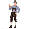 Blaue Trachtenbluse Kariert Herren