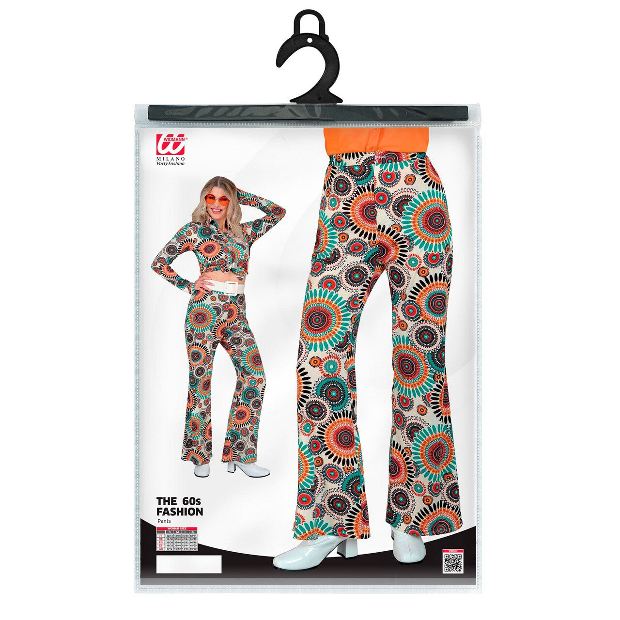 Op deze afbeelding zie je een Kostuums, van het merk Widmann. True Vintage Broek Super 60s Vrouw