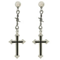 Ohrringe Gotisches Kreuz