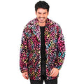Bunte Leopardenprint-Partyjacke Unisex