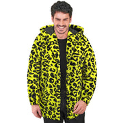 Op deze afbeelding zie je een Kostuums, van het merk Widmann. Bontjas Met Capuchon Crazy Animal Party Geel