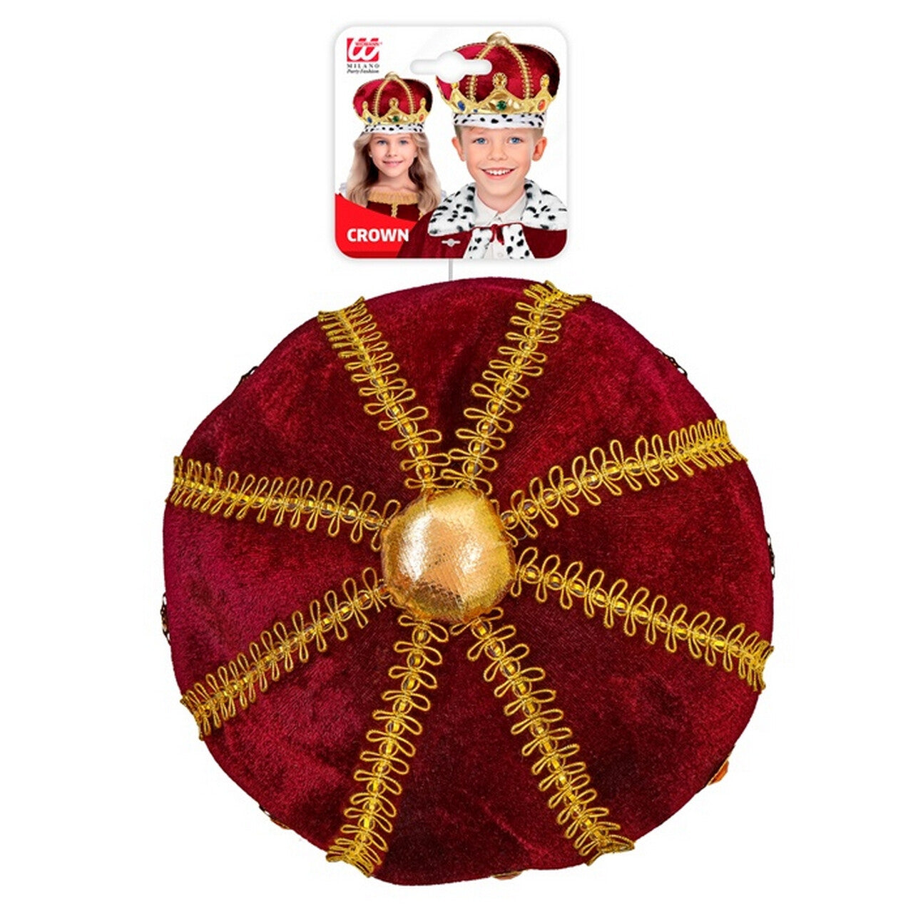 Op deze afbeelding zie je een Accessoires, van het merk Widmann. Kroon Uwe Majesteit