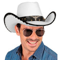 Weißer Cowboyhut Mit Stier